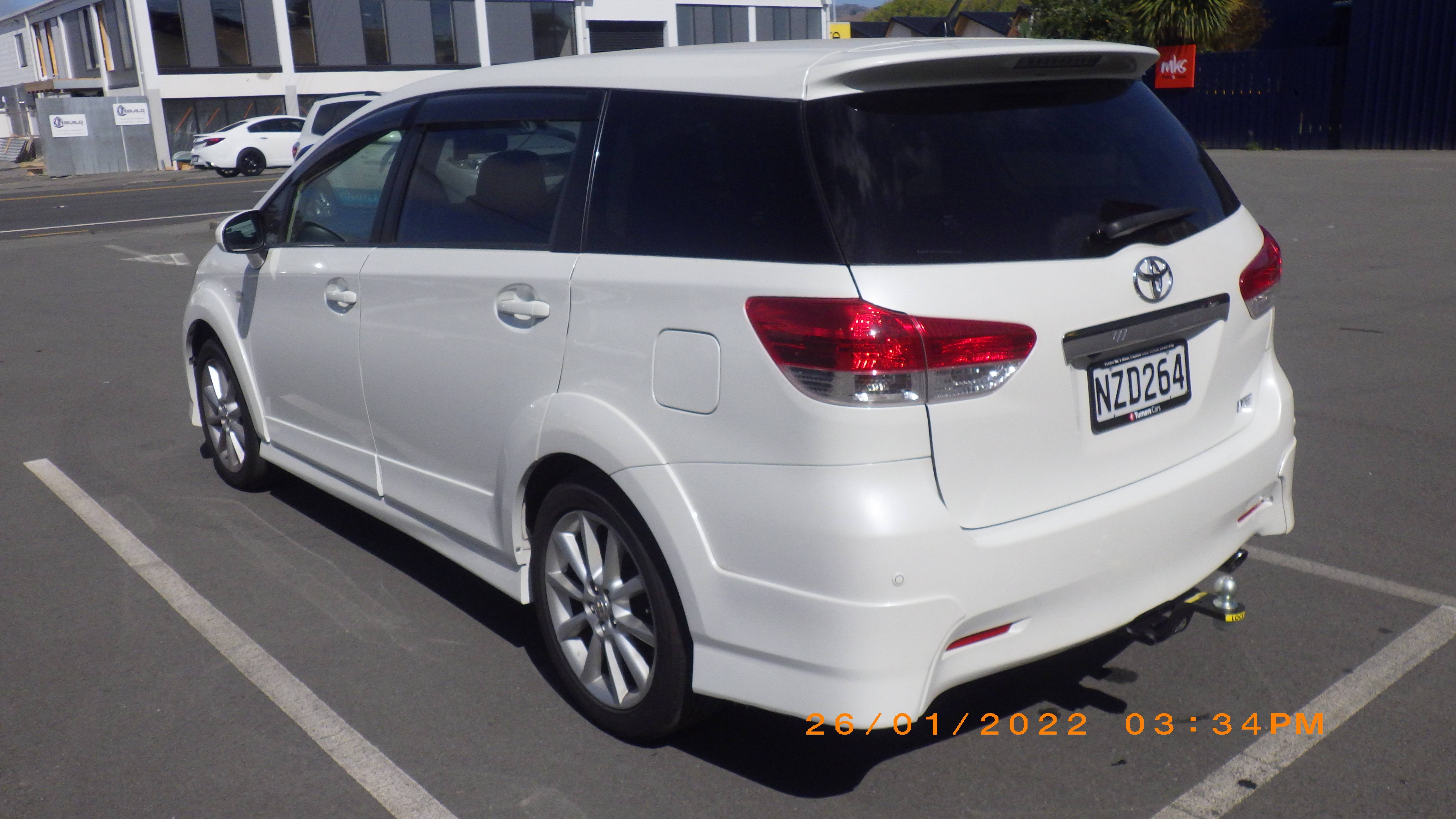 TOYOTA WISH STATIONWAGON 2009 2017 TOWBAR
